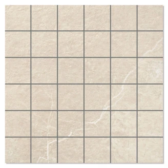 Mosaik Klinker Arkstone Beige Mat-Relief 30x30 (5x5) cm-2